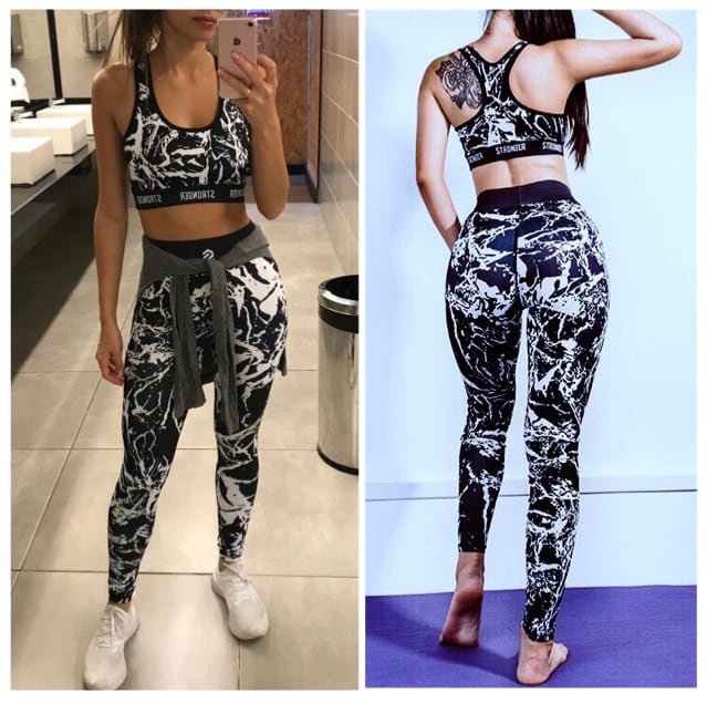 ALO Yoga ヨガウェア セットアップ / ブラック S ALO Yoga ヨガウェア