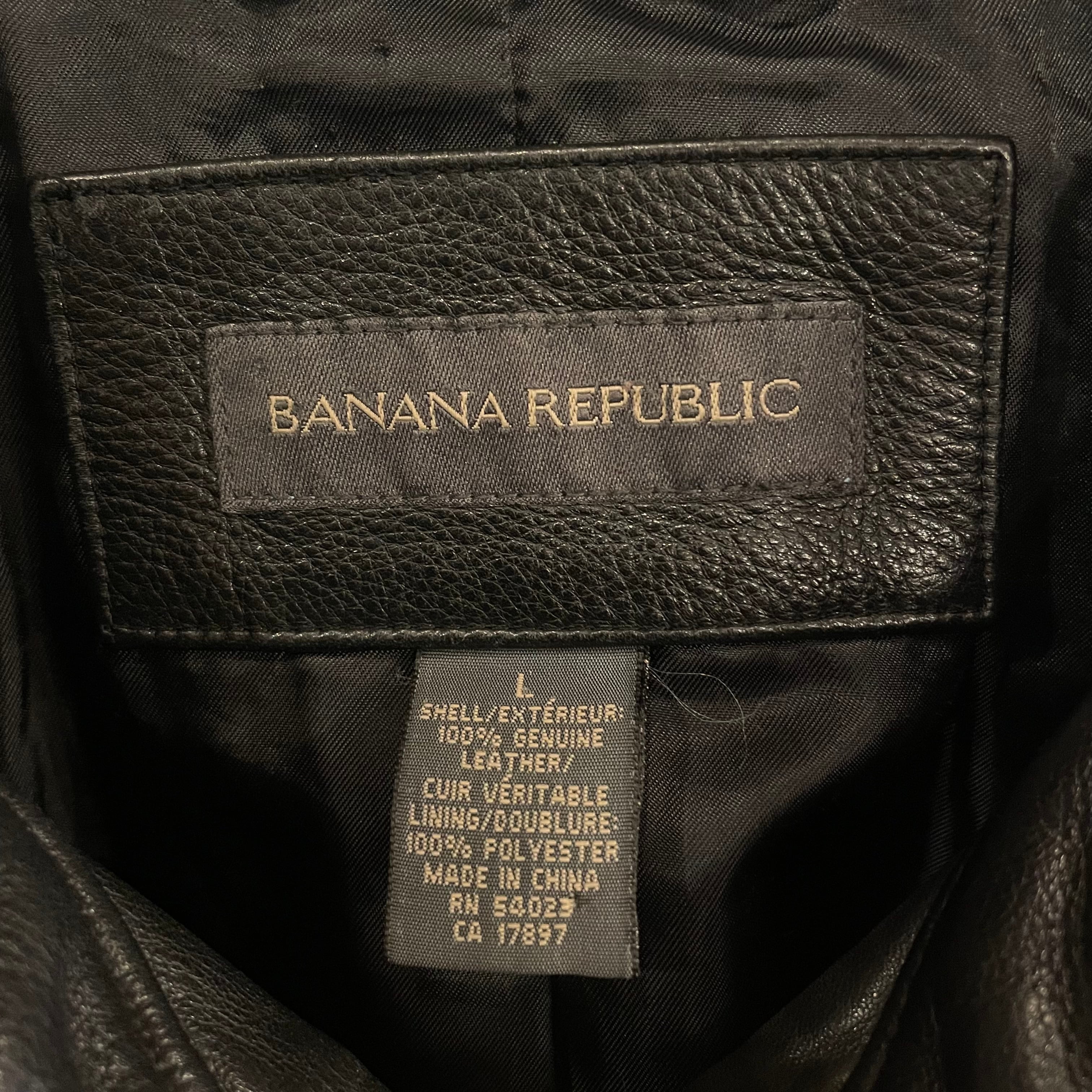00s BANANA REPUBLIC Leather Jacket | VOSTOK