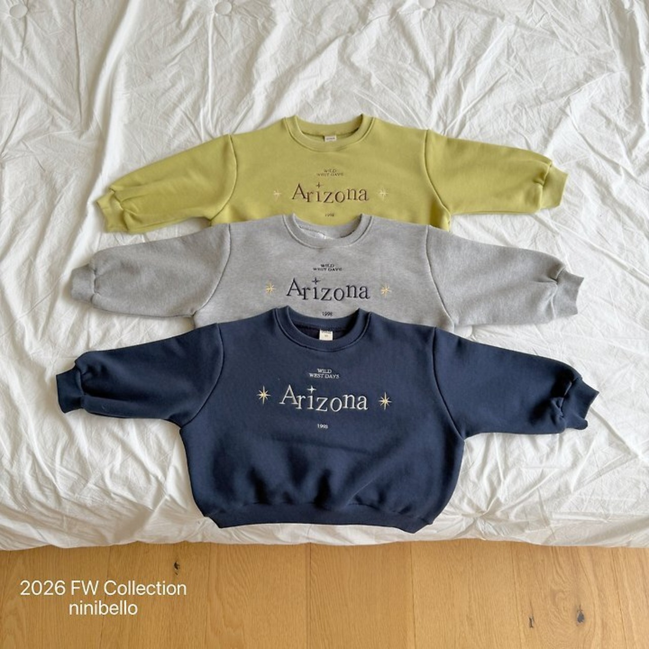 韓国子供服 / ninibello / Arizona Sweatshirt / トレーナー *アダルト*