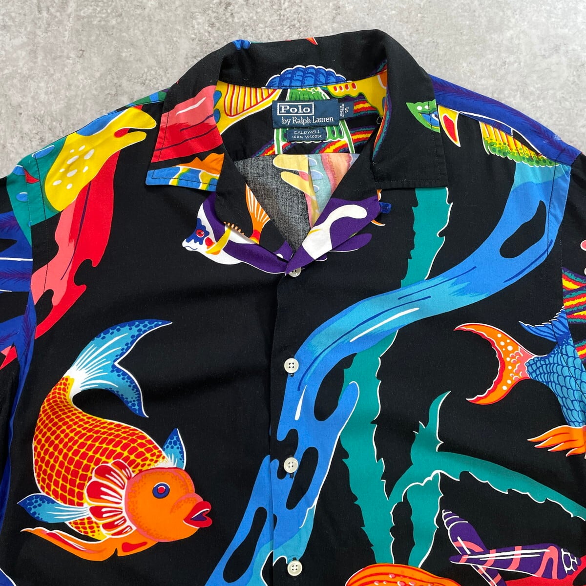 ⭐*)様 値段交渉可 90s ヴインテージ Polo by Ralph Laur 90年代 Polo by Ralph Lauren ポロバイラルフローレン CALDWELL 熱帯魚