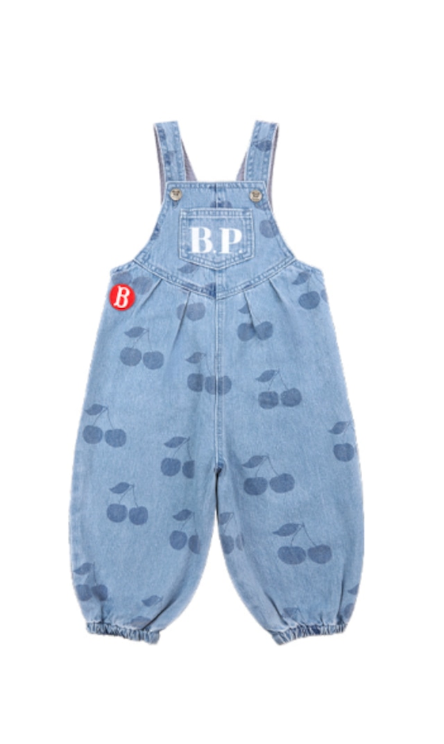 [BEBE DE PINO] All over cherry baby denim overall 正規品 韓国ブランド 韓国ファッション 韓国代行 韓国通販 ベベドピノ bebedepino 日本 店舗 韓国 子供服