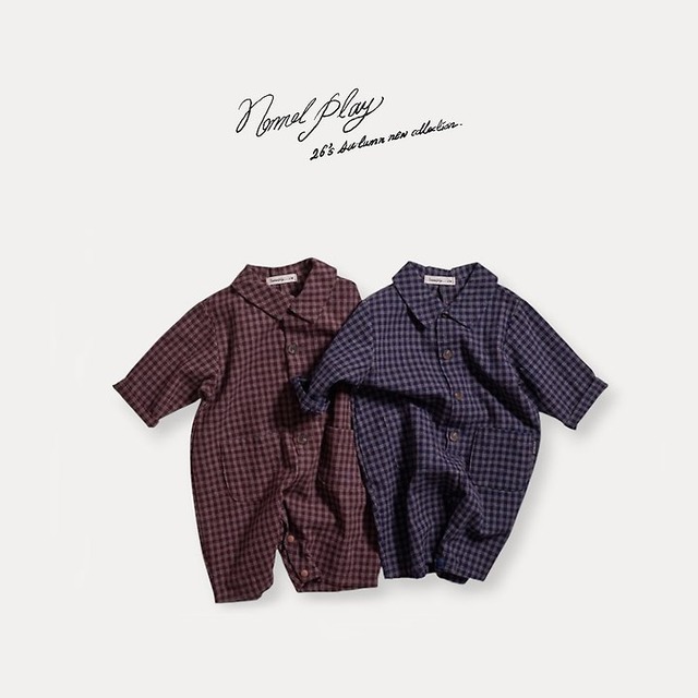 【取寄】normal play｜tart collar suit｜タルトカラースーツ｜6m-18m｜baby｜26 autumn
