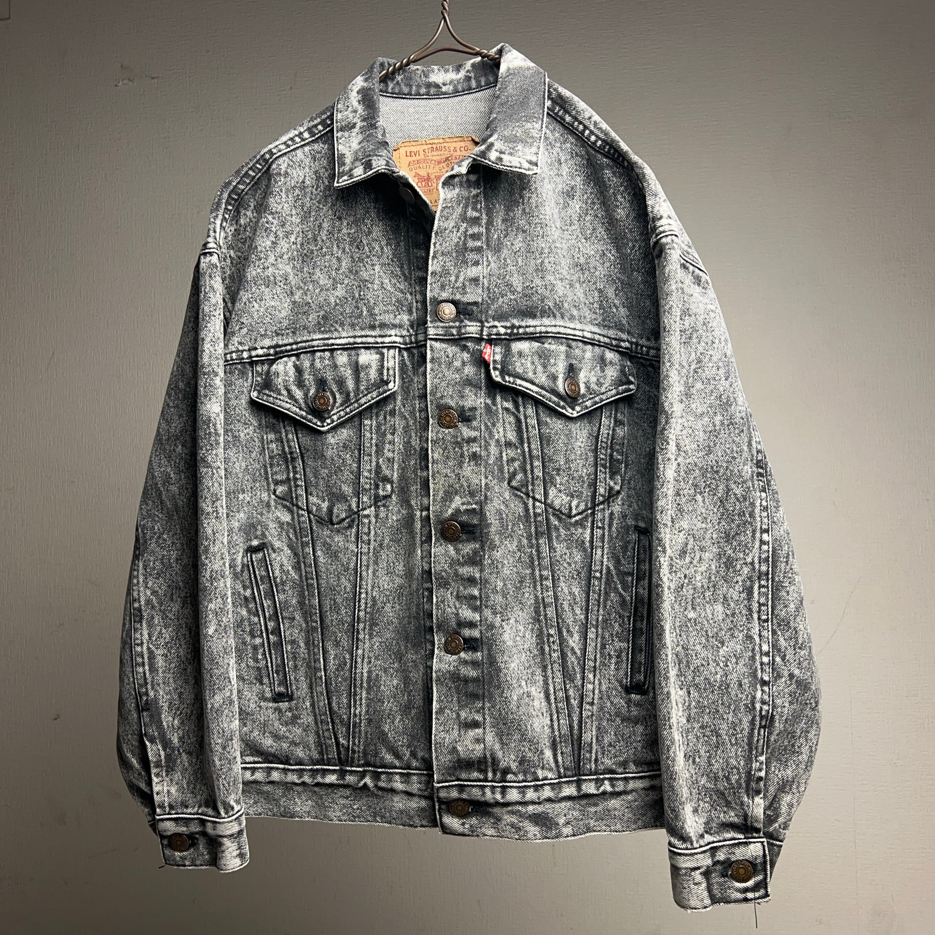 ジャケット・アウター 90's Levi's Black chemical wash denimjkt 90's Levi's 70508-0256 Black Denim Jacket 90年代 リーバイス