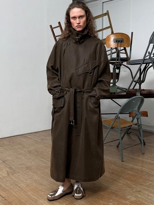 【25AW】OPEN YY オープン ワイワイ / MOTORCYCLE MAXI TRENCH COAT