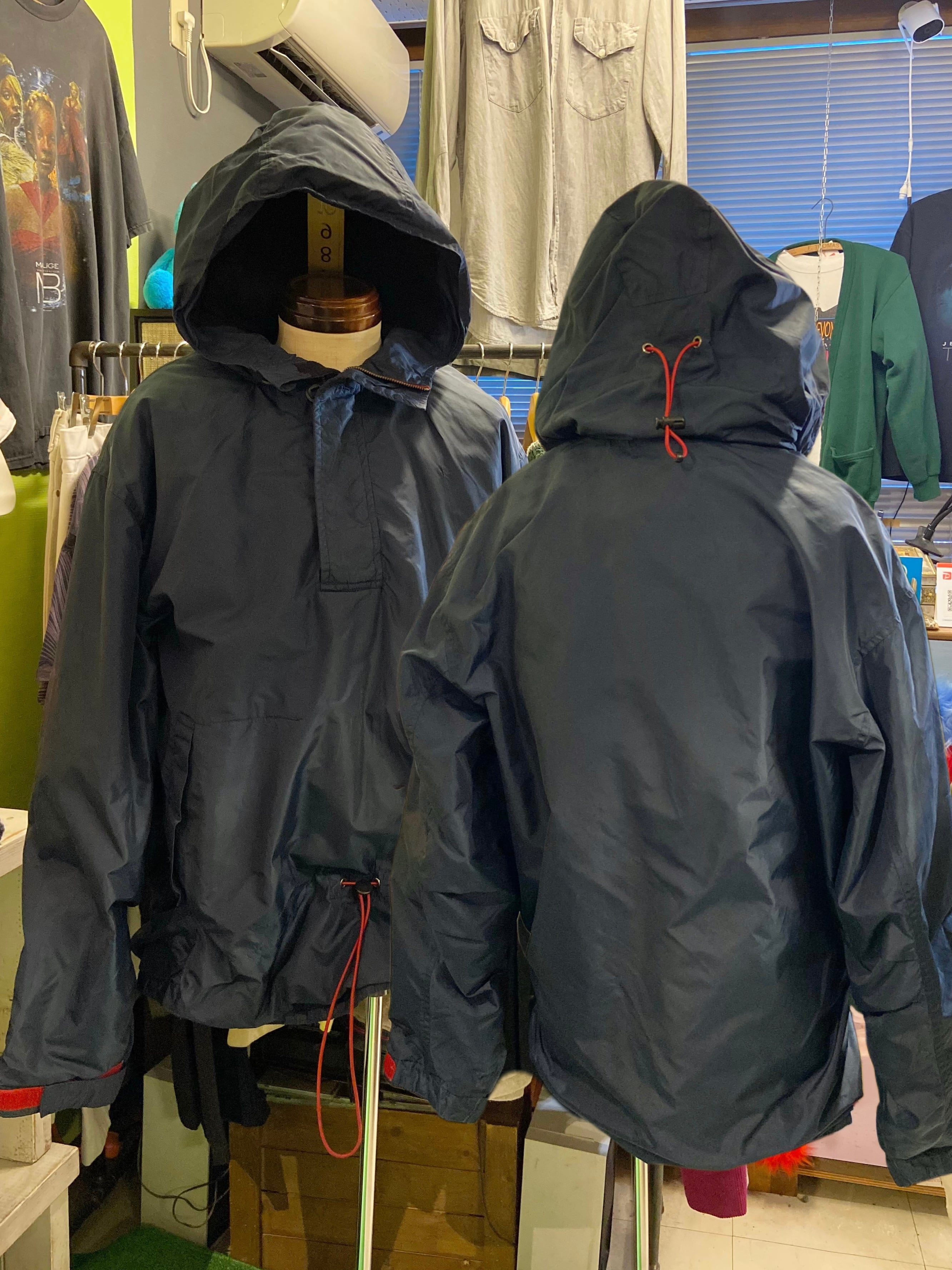 美品 OLD GAP ミリタリーコート ボアライナー Y2K ビッグサイズ Y2K OLD GAP オールドギャップ ナイロンアノラックパーカー ライニング