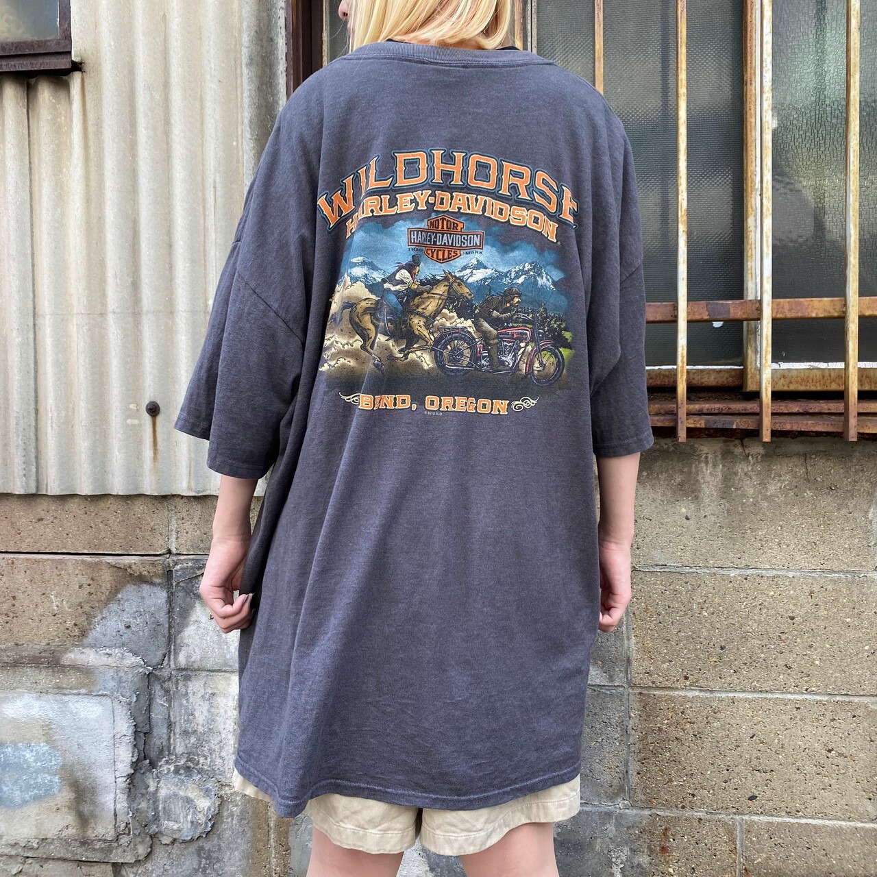 スーパービッグサイズ Harley-Davidson ハーレーダビッドソン スカル 