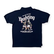 CAPTAIN SANTA キャプテンサンタ Yachtingプリント 半袖 ポロシャツ サイズ S /ネイビー/オールド