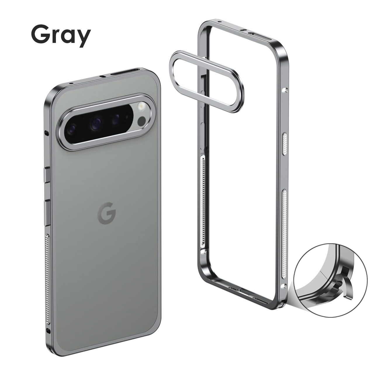 ◆Google Pixel 10/9/8/Pro/Pro XL◆ Aluminum Metal Frame Case / アルミニウム メタル フレーム スマホケース