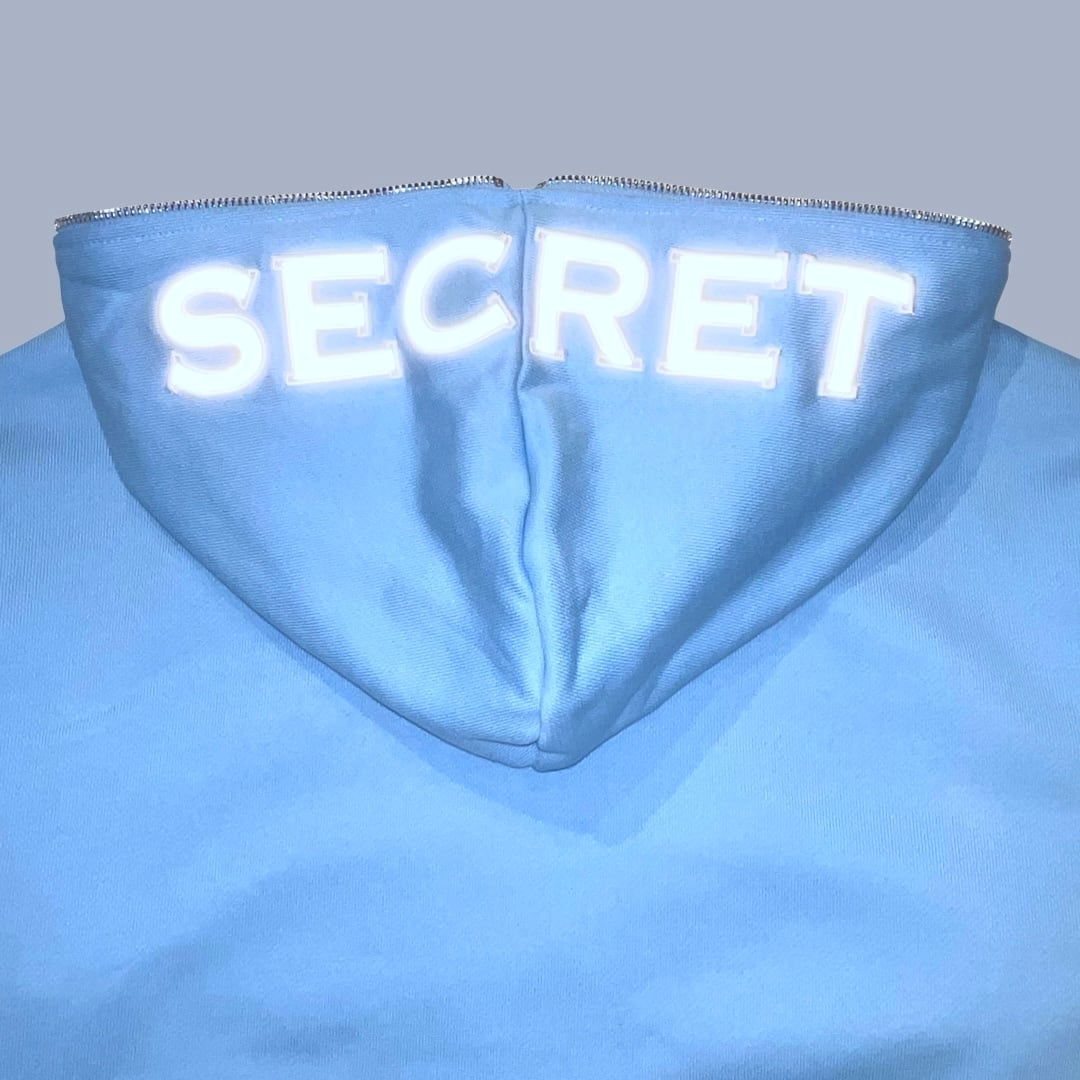 SECRET -Starlight Zip Hoodie- Ice Blue | Highflyer