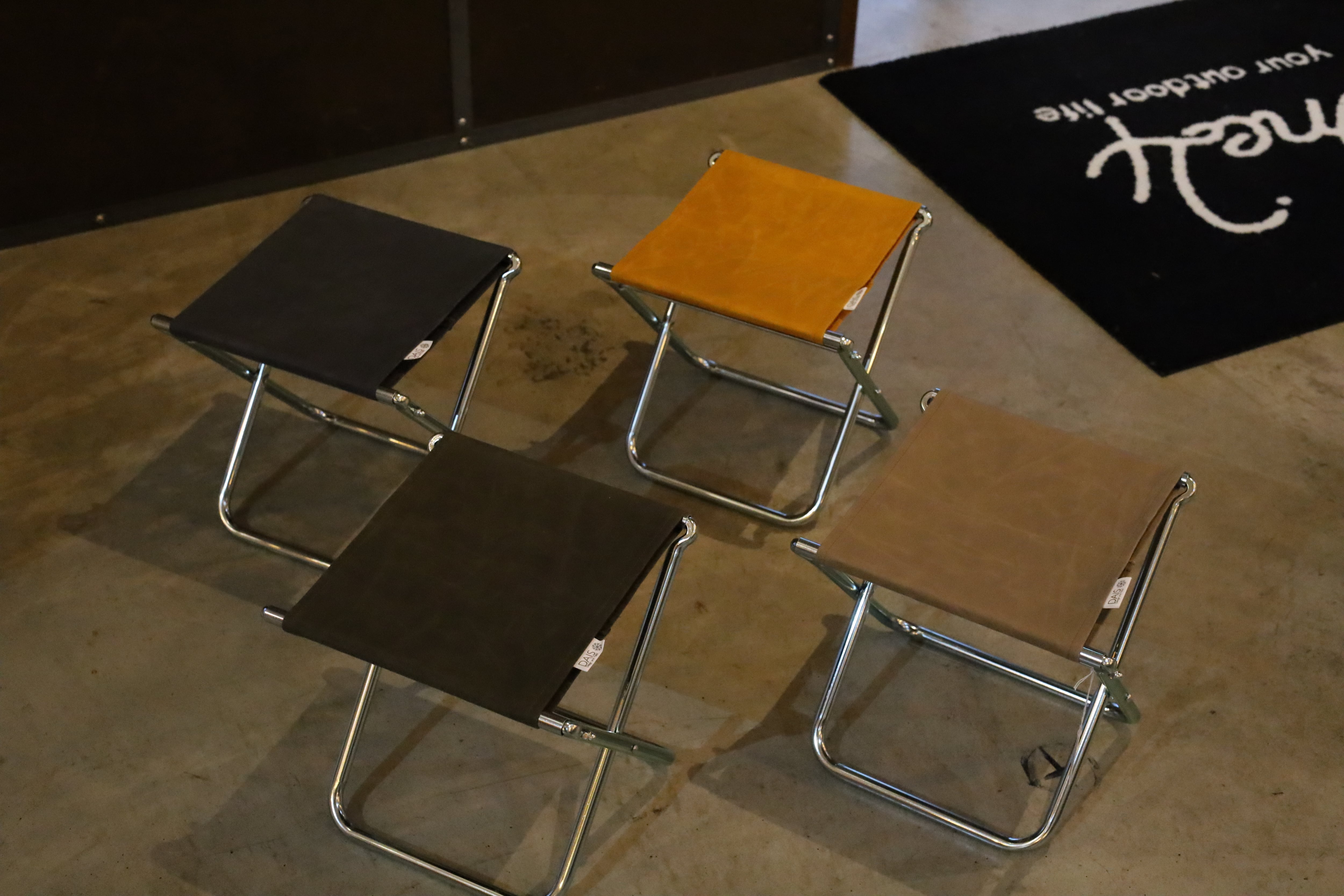 DAIS PINOWORKS ピクニックスツール レザー DAIS×PW PICNIC LEATHER CHAIR | pinoworks