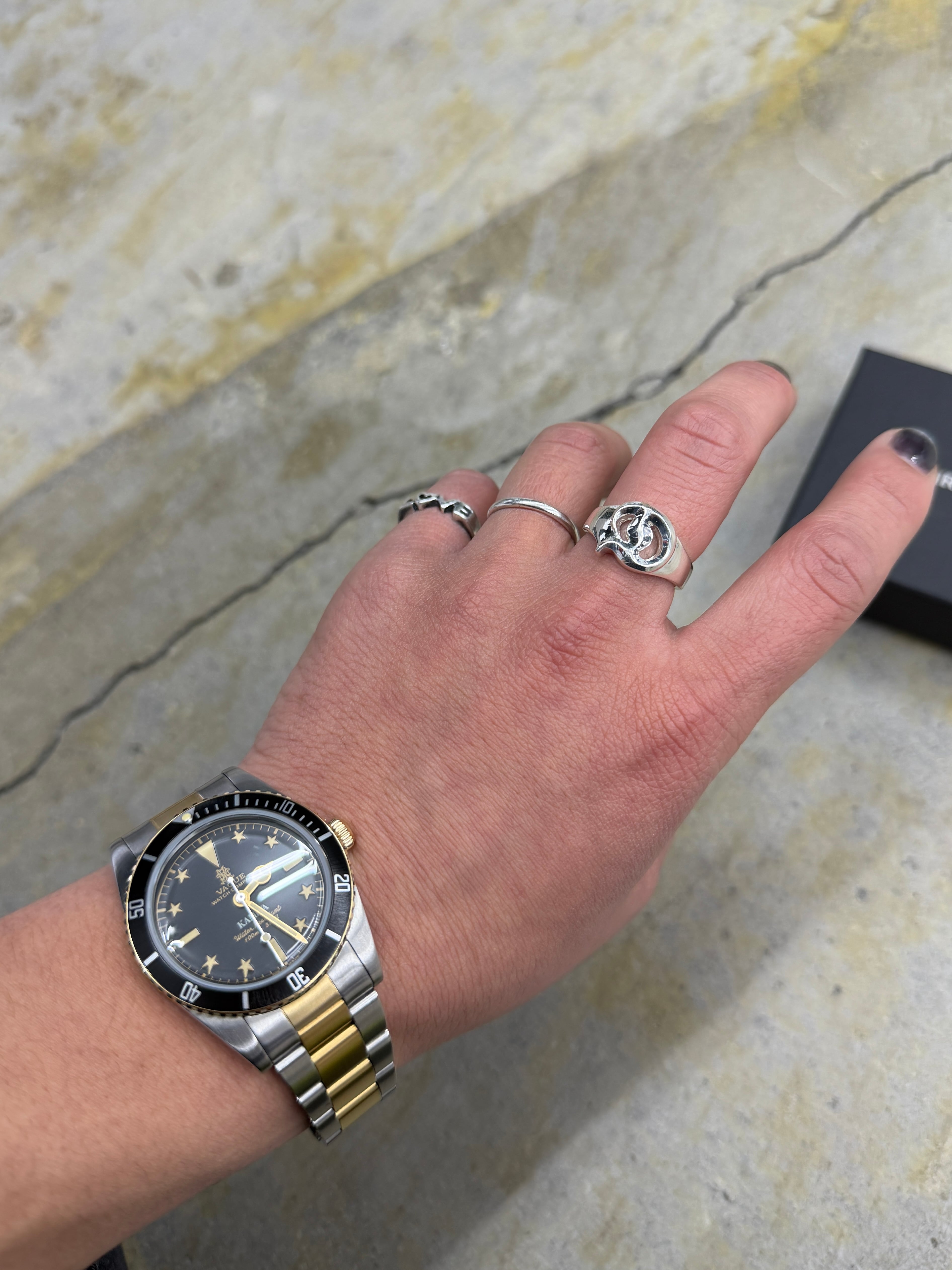 DAIRIKU | D Silver Ring | Silver | HOWDAY