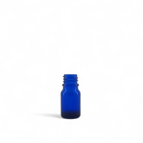 コバルトブルー遮光瓶　(5ml)　日本製　アロマテラピー ドロッパーキャップ別売り