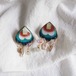 PEKI!RARIGON  enamel prizm earring