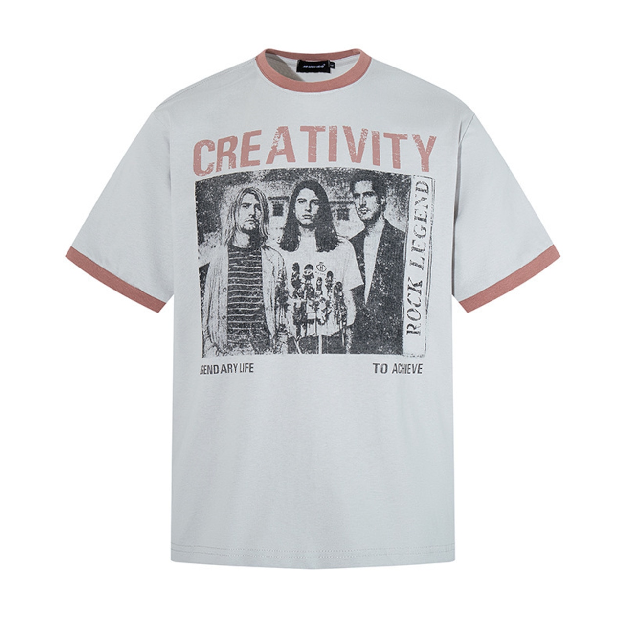 VINTAGE ストリート バンドキャラクタープリントTシャツ T2169