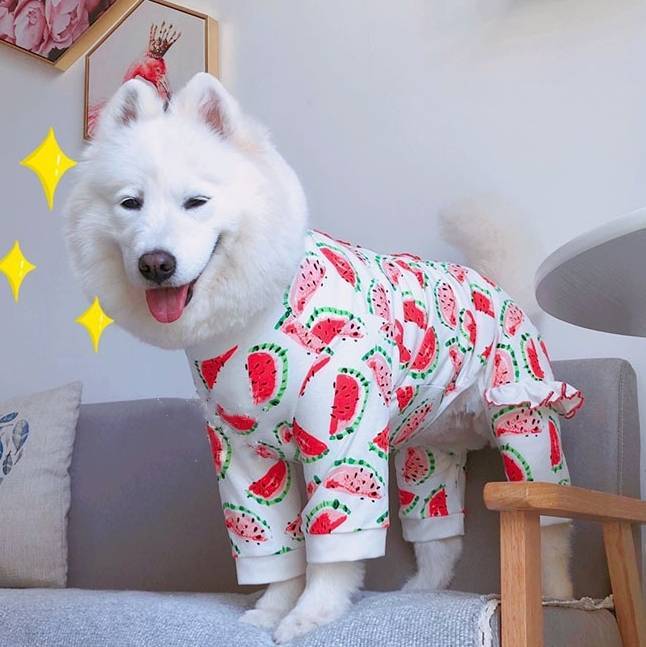 いちごorスイカ柄のロンパース