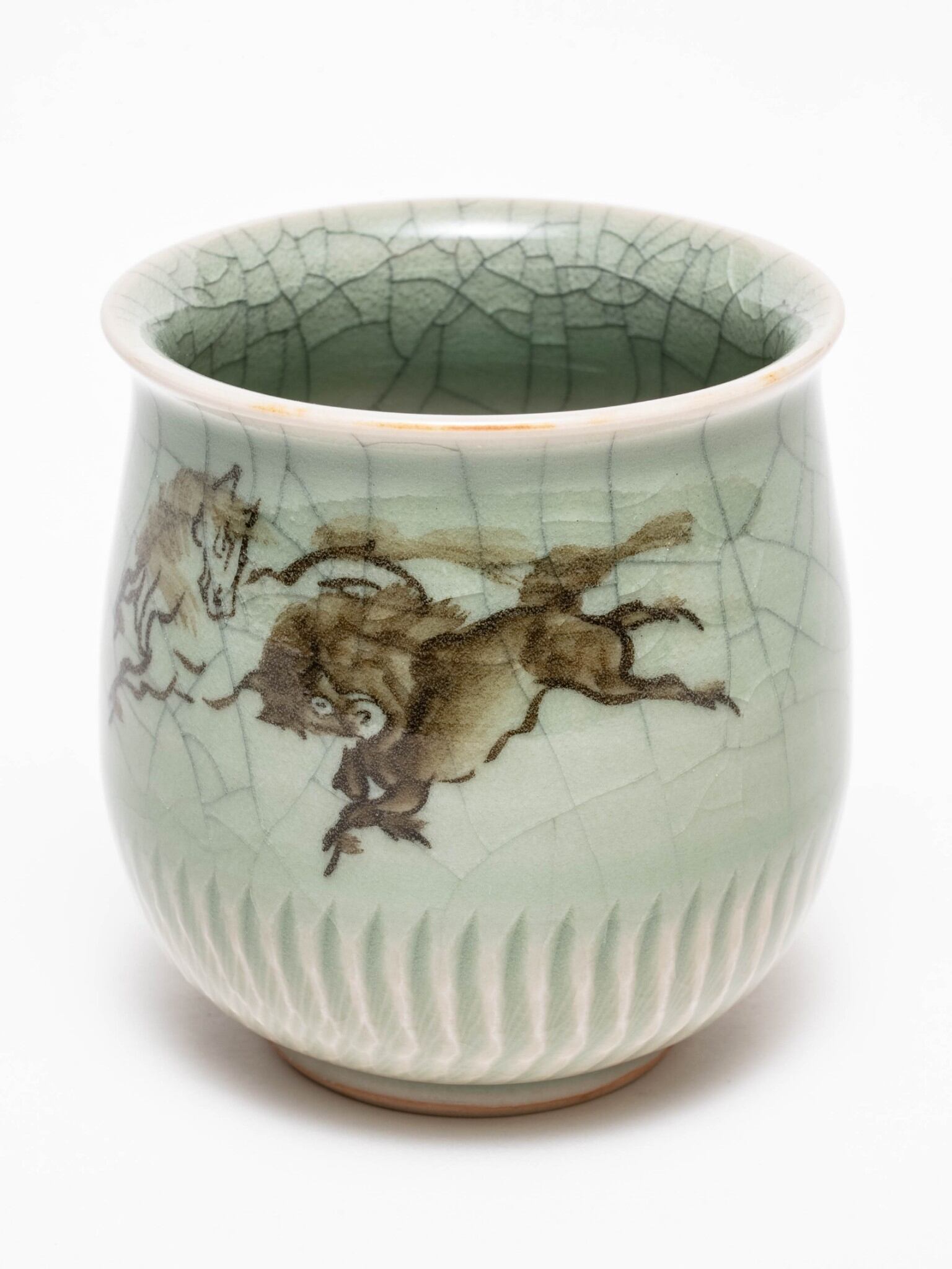 駒絵 湯呑 小 | 大堀相馬焼 陶吉郎窯