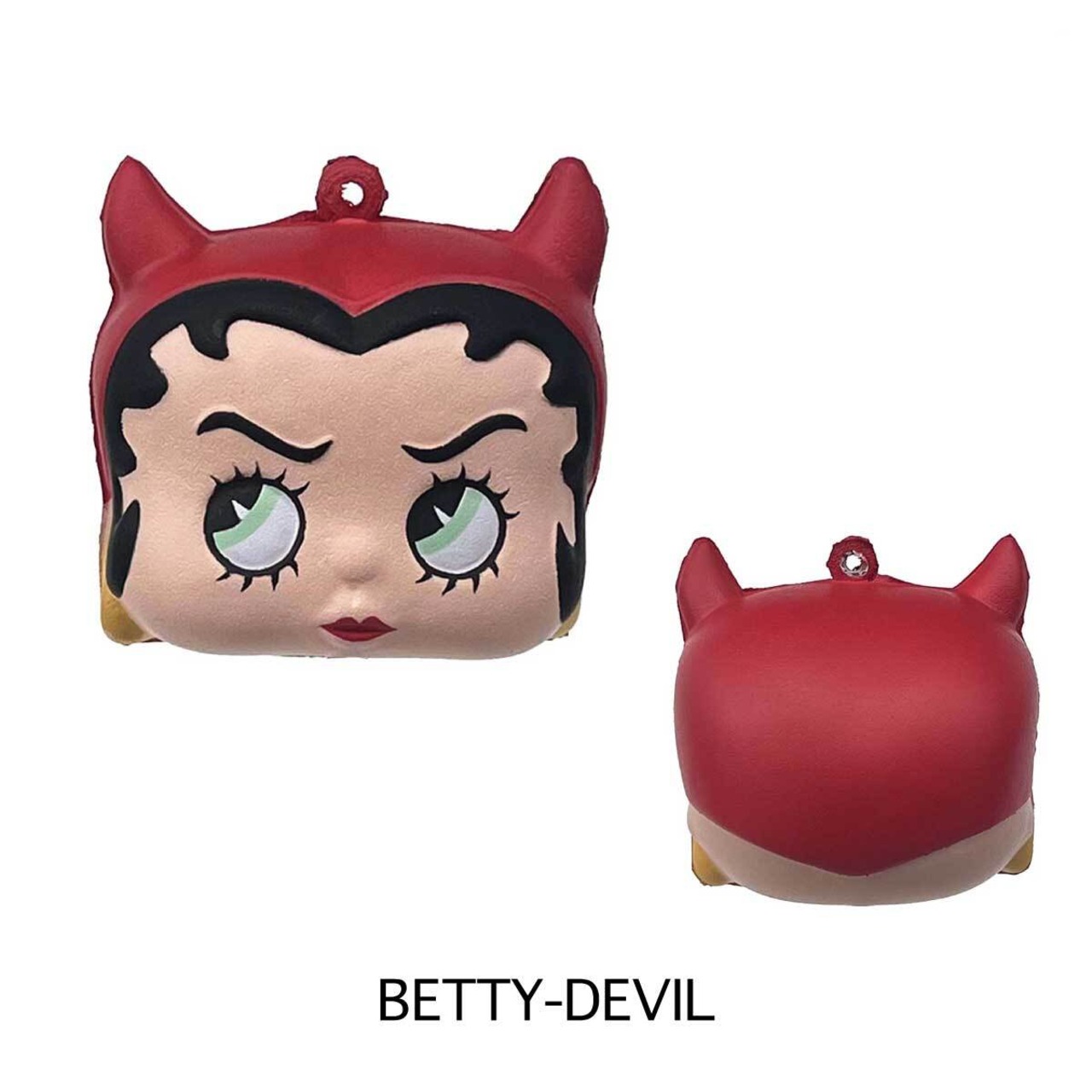 【BettyBoop】スクイーズトッパーキーチェーン