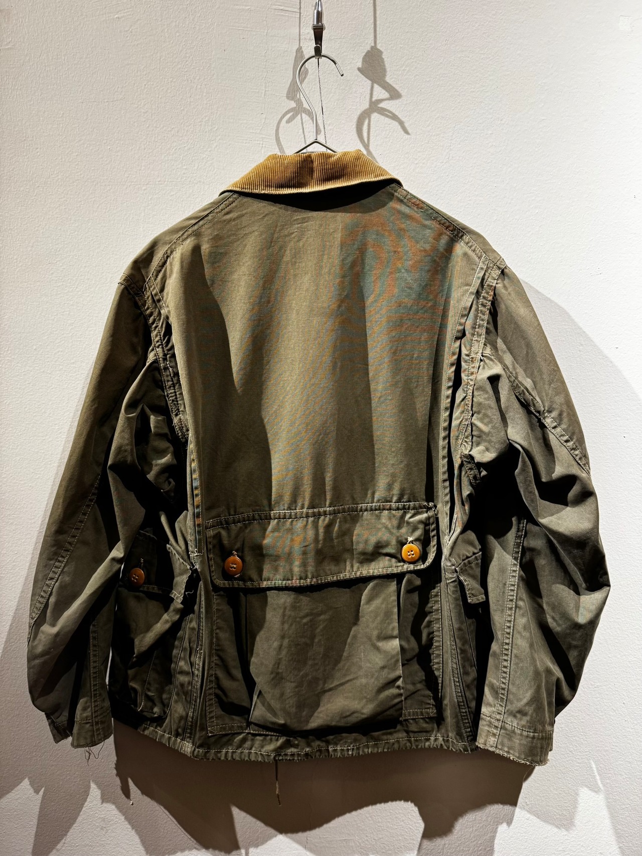 1940s-50s "fishuntex by RED HEAD" Cotton Poplin Fishing & Hunting Jacket
