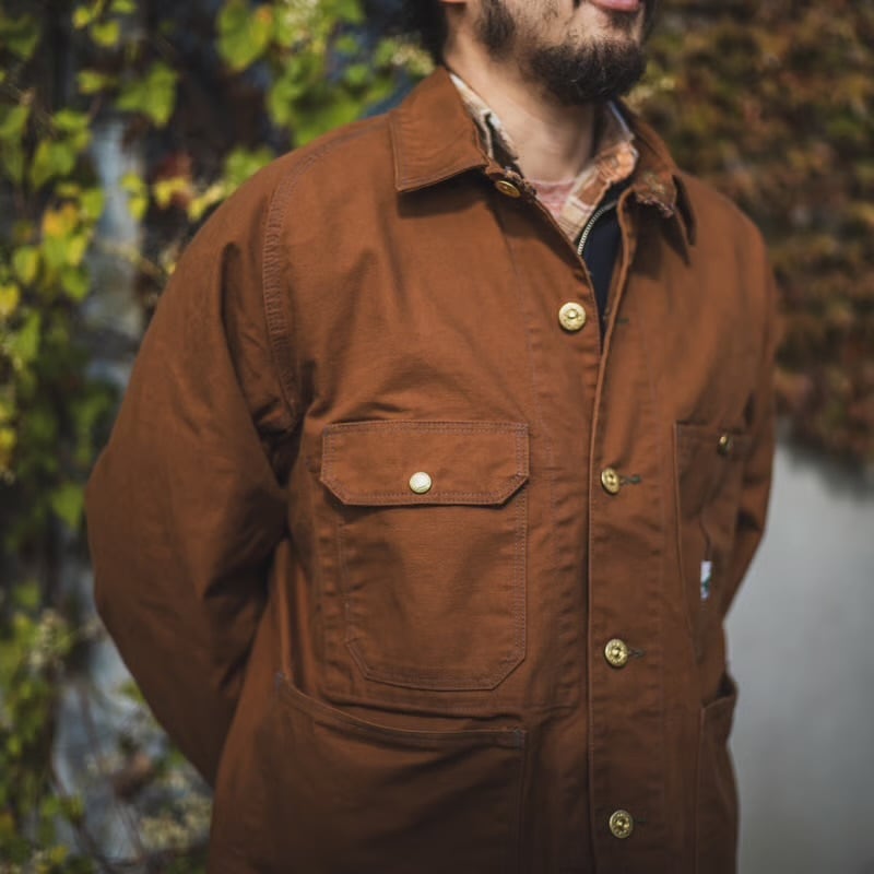 TCB(ティシービー) Cat Head Jacket Brown Canvas | jeanskokubo