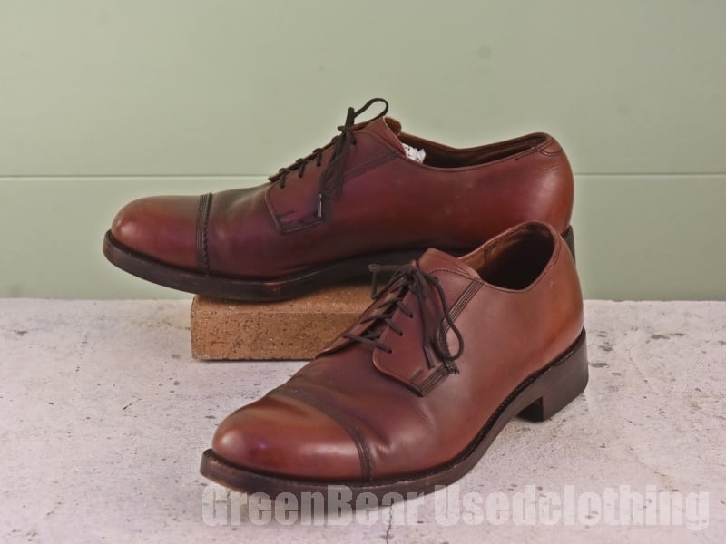 ビンテージ Hartt ビジネスシューズ ストレートチップ 茶 メンズ 27〜27.5cmくらい B386 ビンテージ Hartt ビジネスシューズ ストレートチップ 茶 ブラウン