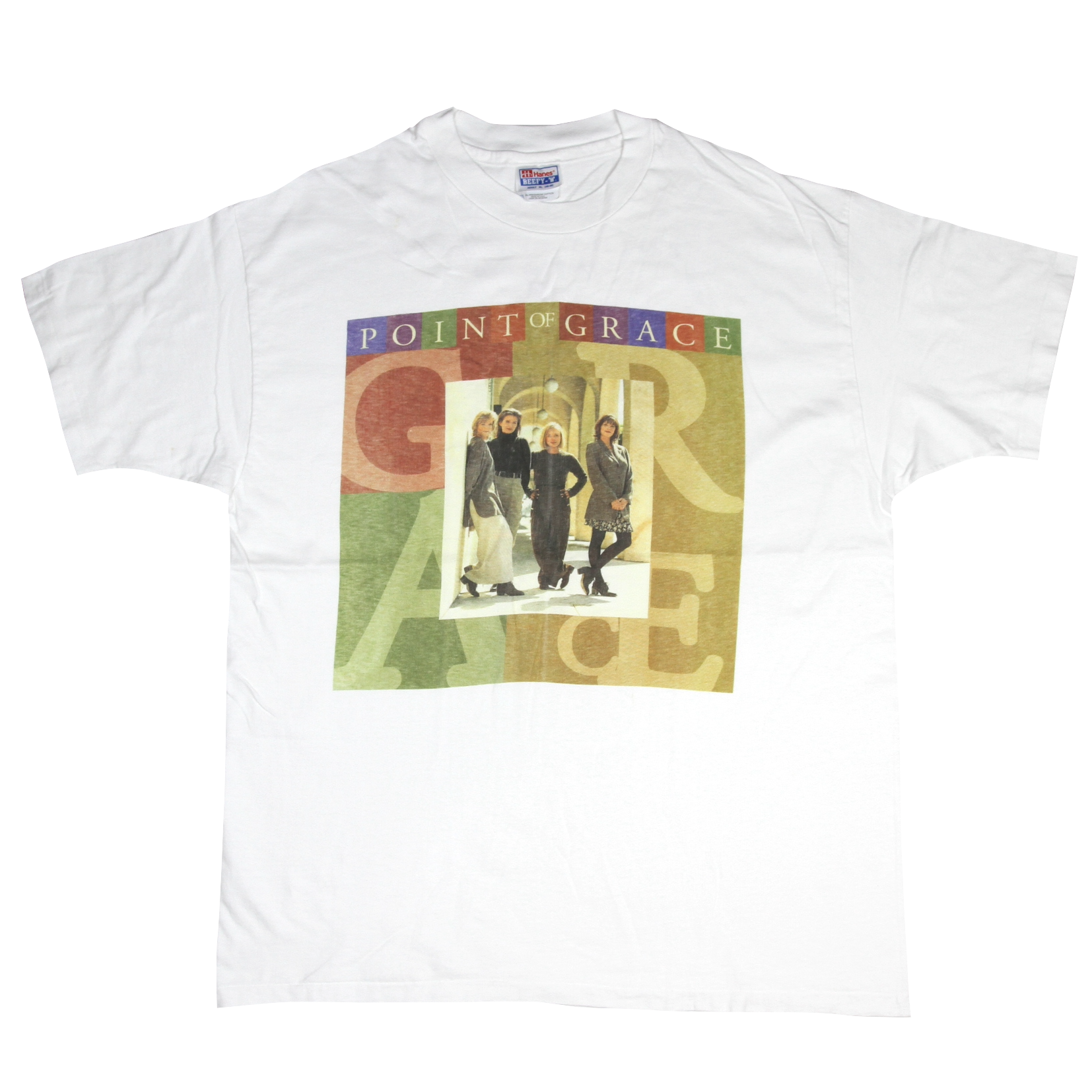USED【XL】Vintage 90s Point Of Grace The Whole Truth Tour Tee / Hanes