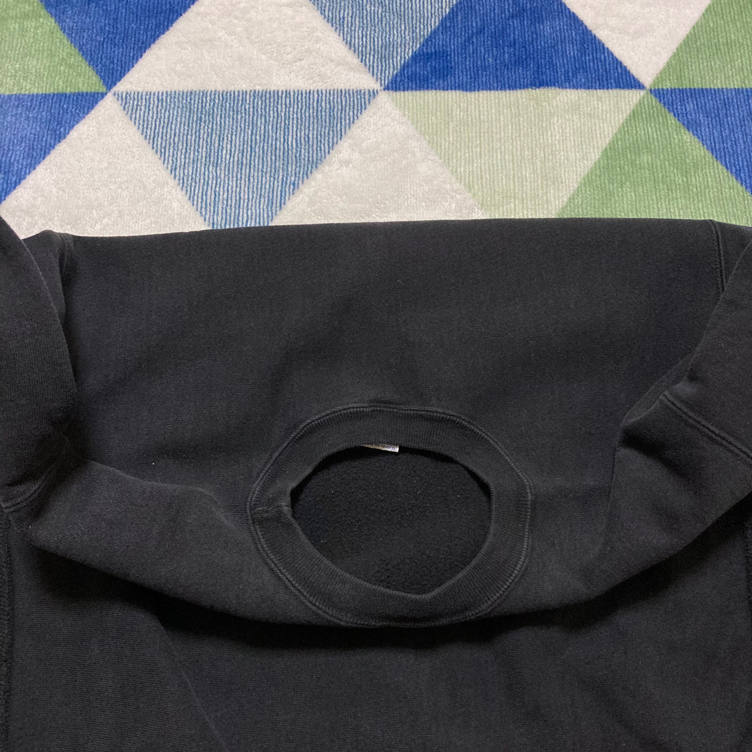 90s Champion ブラック リバースウィーブ 刺繍タグXXLサイズ