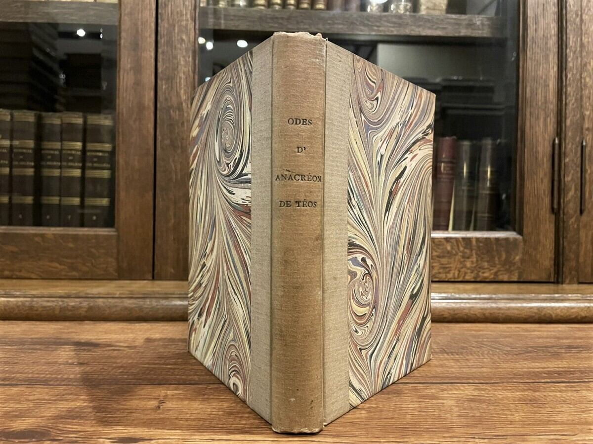 【CV420】ODES D'ANACREON DE TEOS SUIVIES DES IMITATIONS D'ANACREON / display book