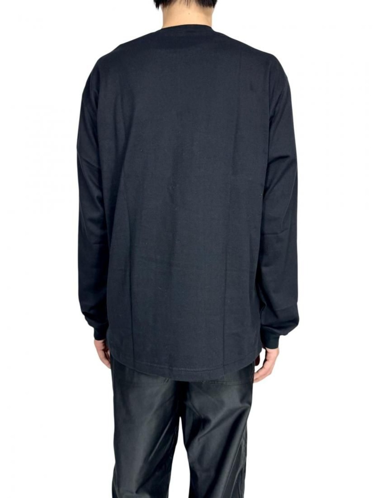 【COMME des GARCONS HOMME】綿天竺ロゴロングスリーブカットソー