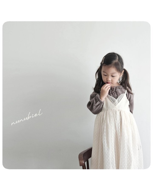 【 即納 】2025 秋新作 nunubiel ヌヌビエル ココワンピース baby&kids