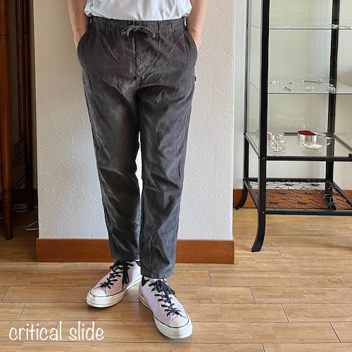 TCSS CRITICAL SLIDE クリティカルスライド  ALL DAY CORD PANT コーディロイパンツ PT2220 VINTAGE BLACK