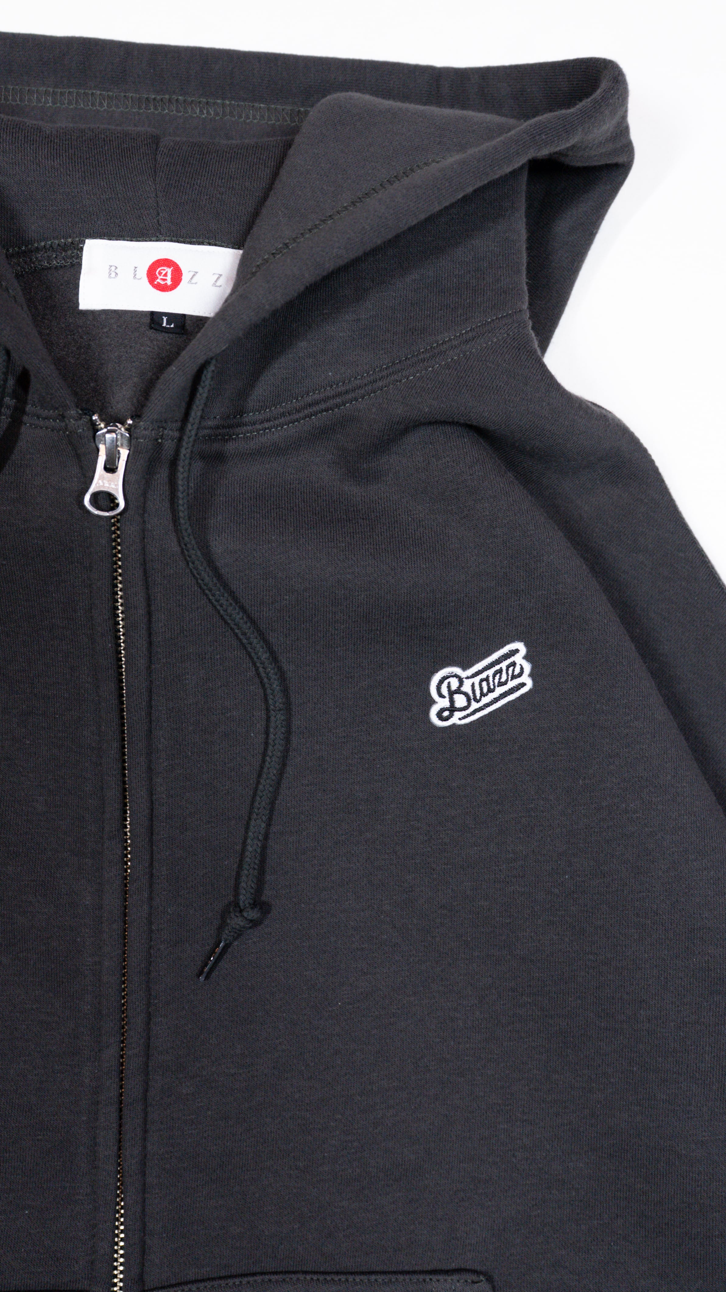 Fu-ji Blazz Zipup Hoodie [Charcoal] | blazz works