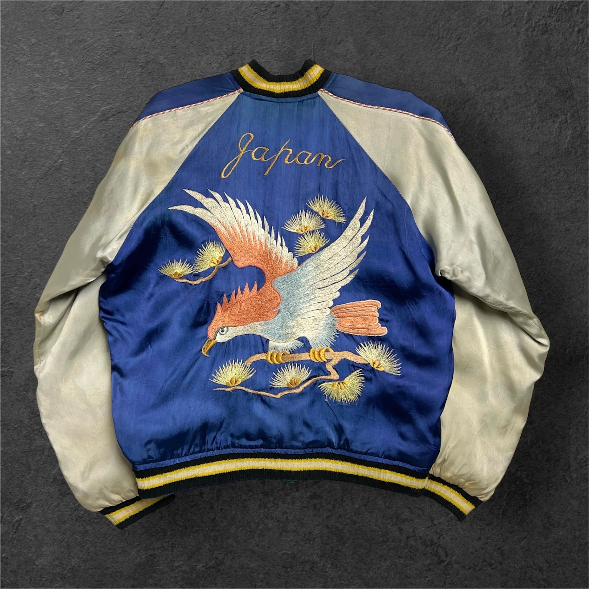 1950's SUKAJAN Souvenir Jacket 50年代 スカジャン 虎 鷲 鷹 龍