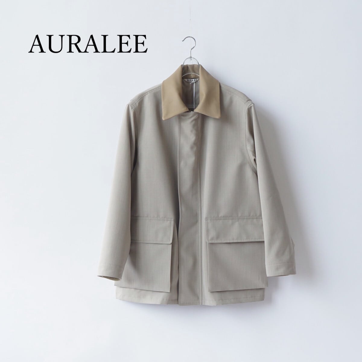 AURALEE/オーラリー・WOOL MAX CANVAS BLOUSON | a flat shop