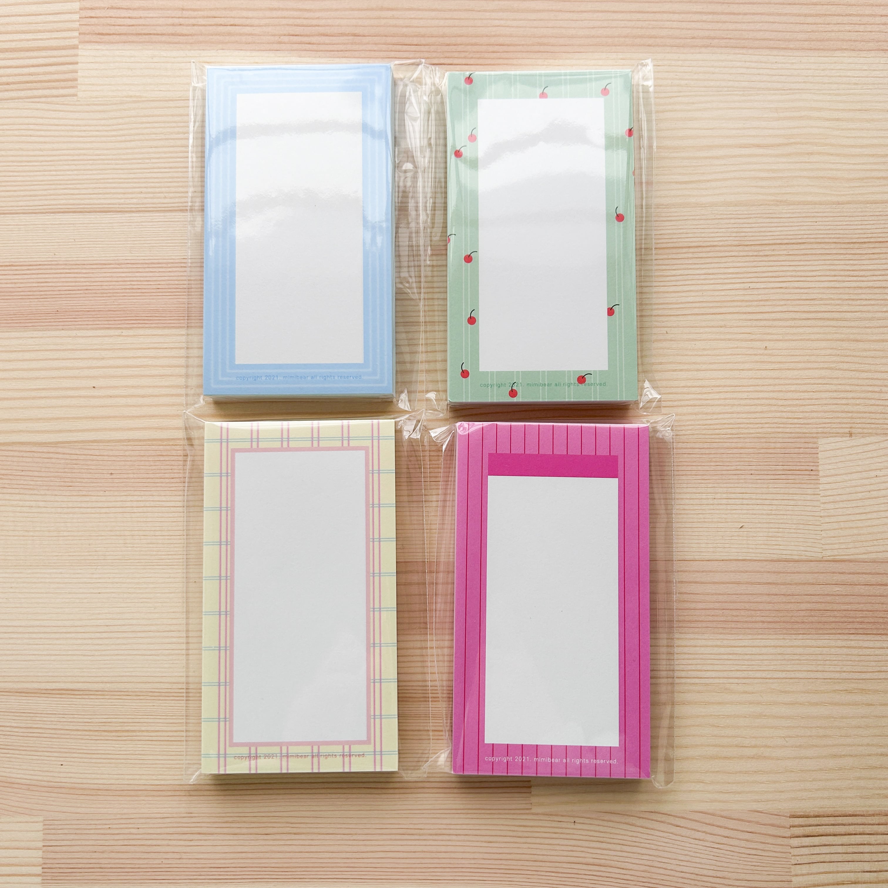 mimibear】kitshi frame memo メモ帳 | 韓国文具・雑貨 kaulcoffee.studio