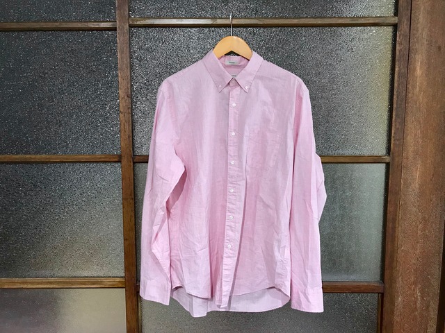 J.CREW STRETCH SECRET WASH SHIRT (PINK)