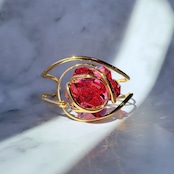 【即納】FLOWER *imperial red*10◆gold -bracciali-