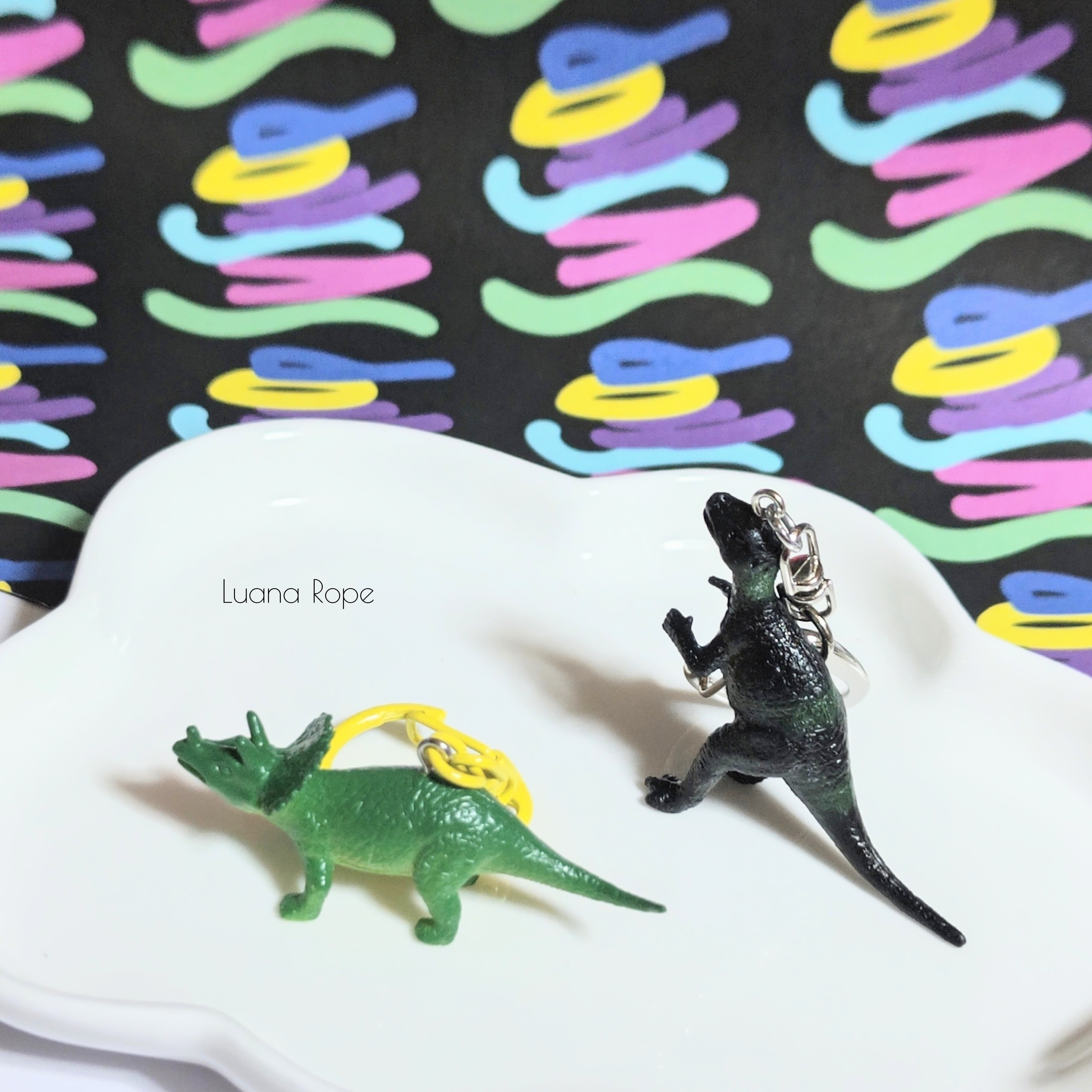 子供が喜ぶ♡ 恐竜 キーホルダー バッグチャーム | Luana Rope