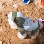 【puppygallery公式】Kiki mesh cooling jumpsuit　S-XL