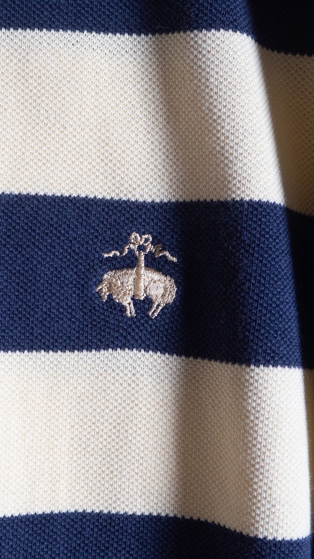 "Brooks Brothers" used XXL border polo shirt