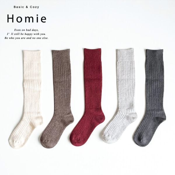 Homie アクリルウールハイソックス H095