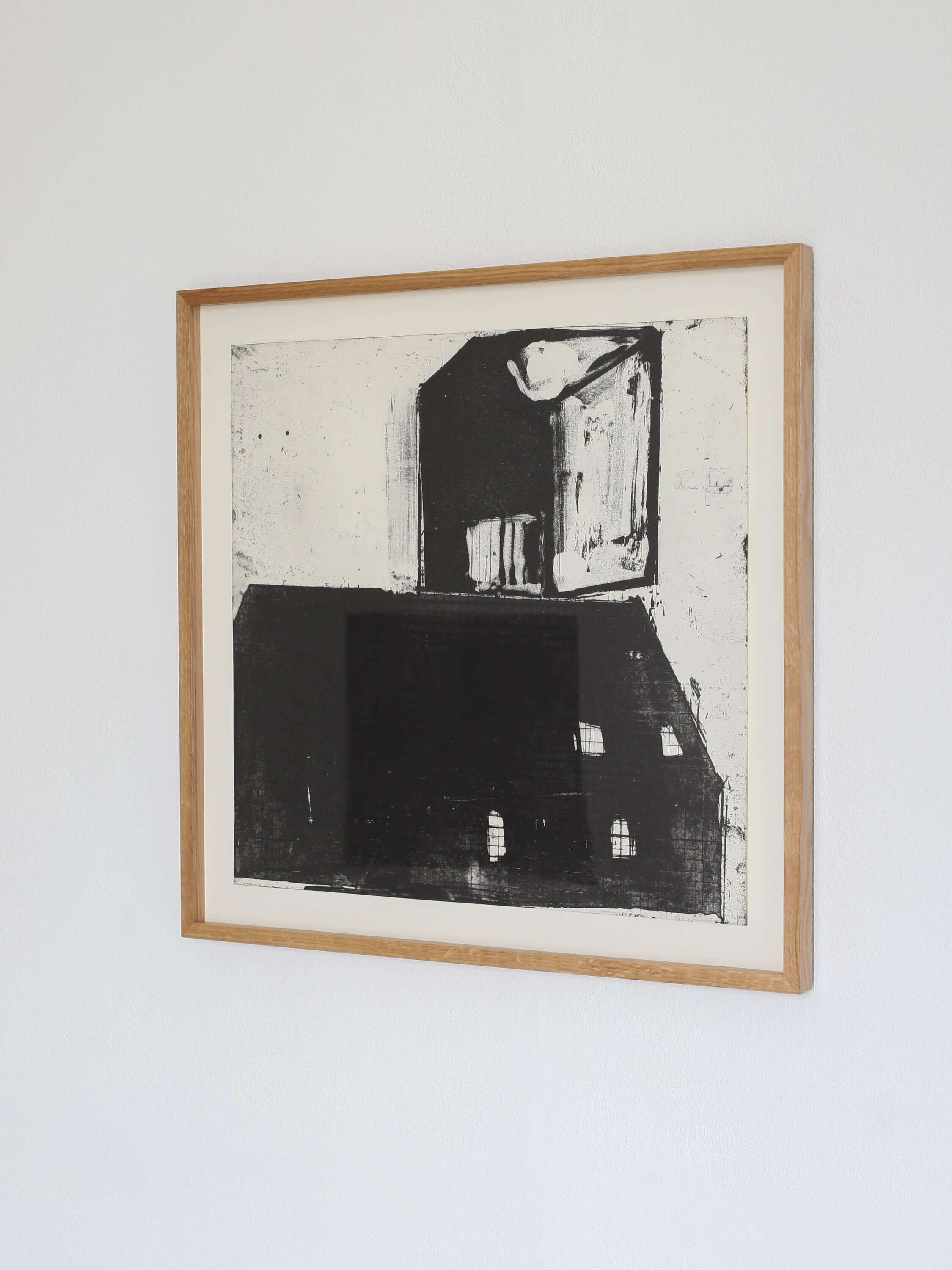 尾関立子　版画 window　エディションナンバー20/60  木製フレーム 尾関立子 版画 window エディションナンバー20/60 木製フレーム