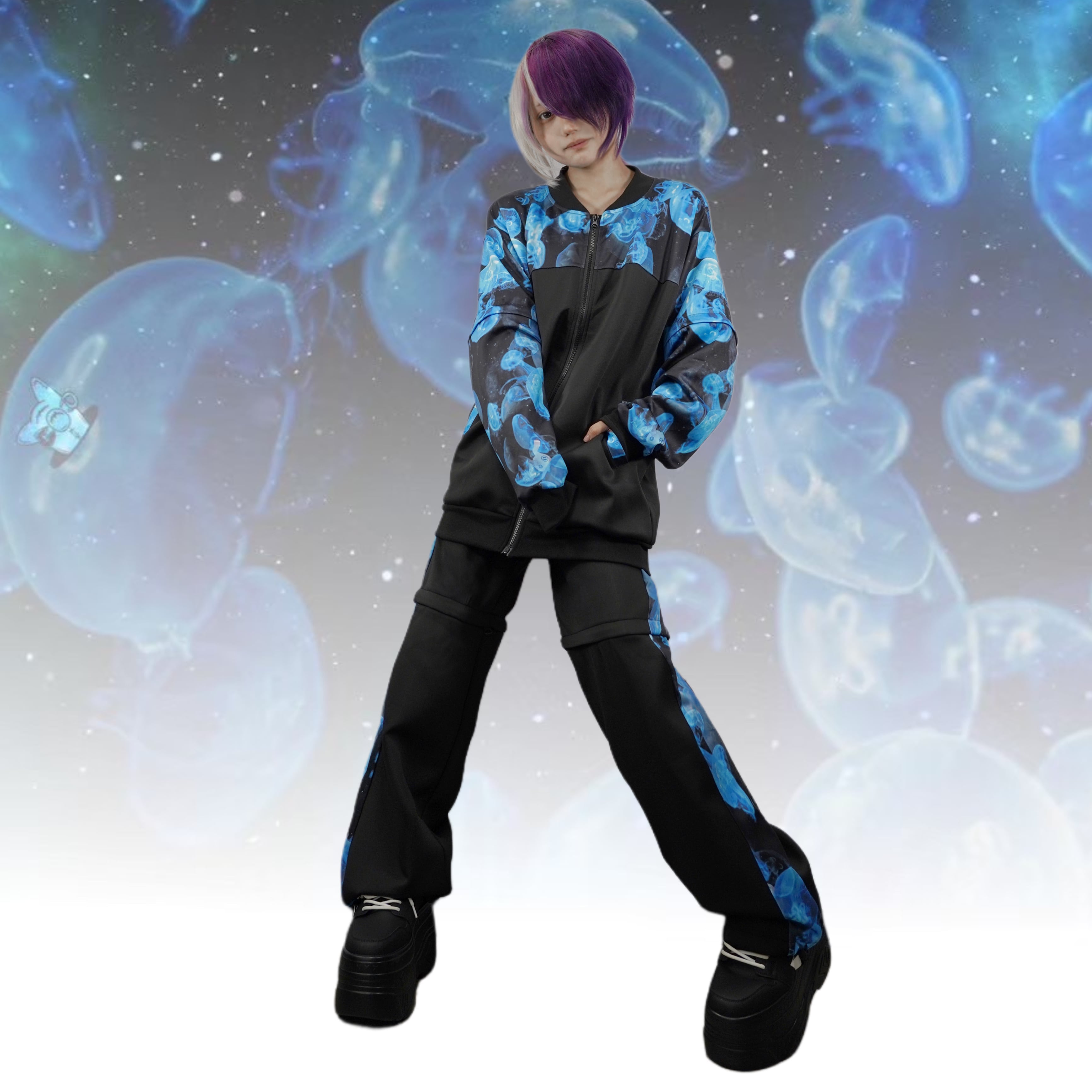 海月DESIGN 2WAY ZIP OUTER | NIER CLOTHING