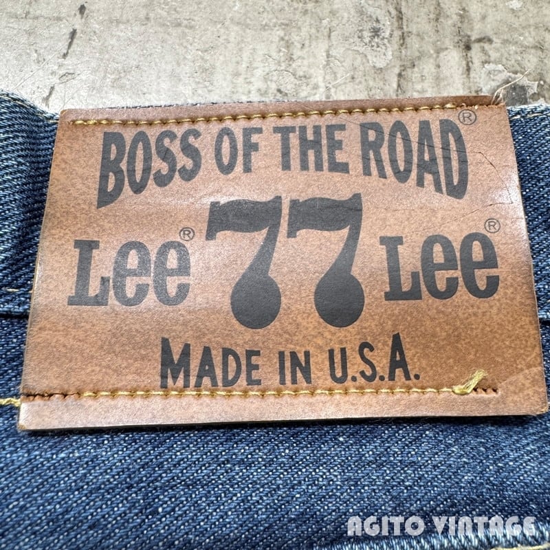 70's~ Lee BOSS OF THE ROAD 77 デニムロガーパンツ 050-3641 SCOVILL