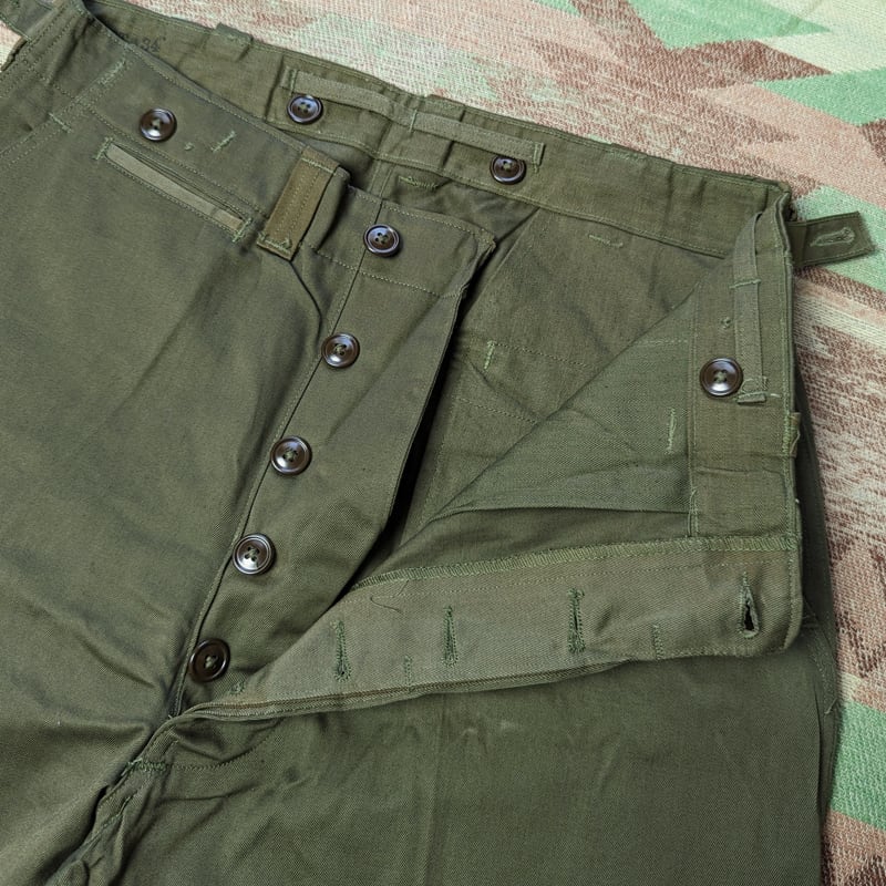 40's U.S.ARMY M-45 Field Trousers ODワタリ幅335cm