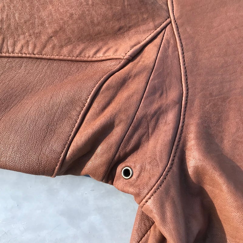 80's 90's EDDIE BAUER エディーバウアー ラムレザージャケット