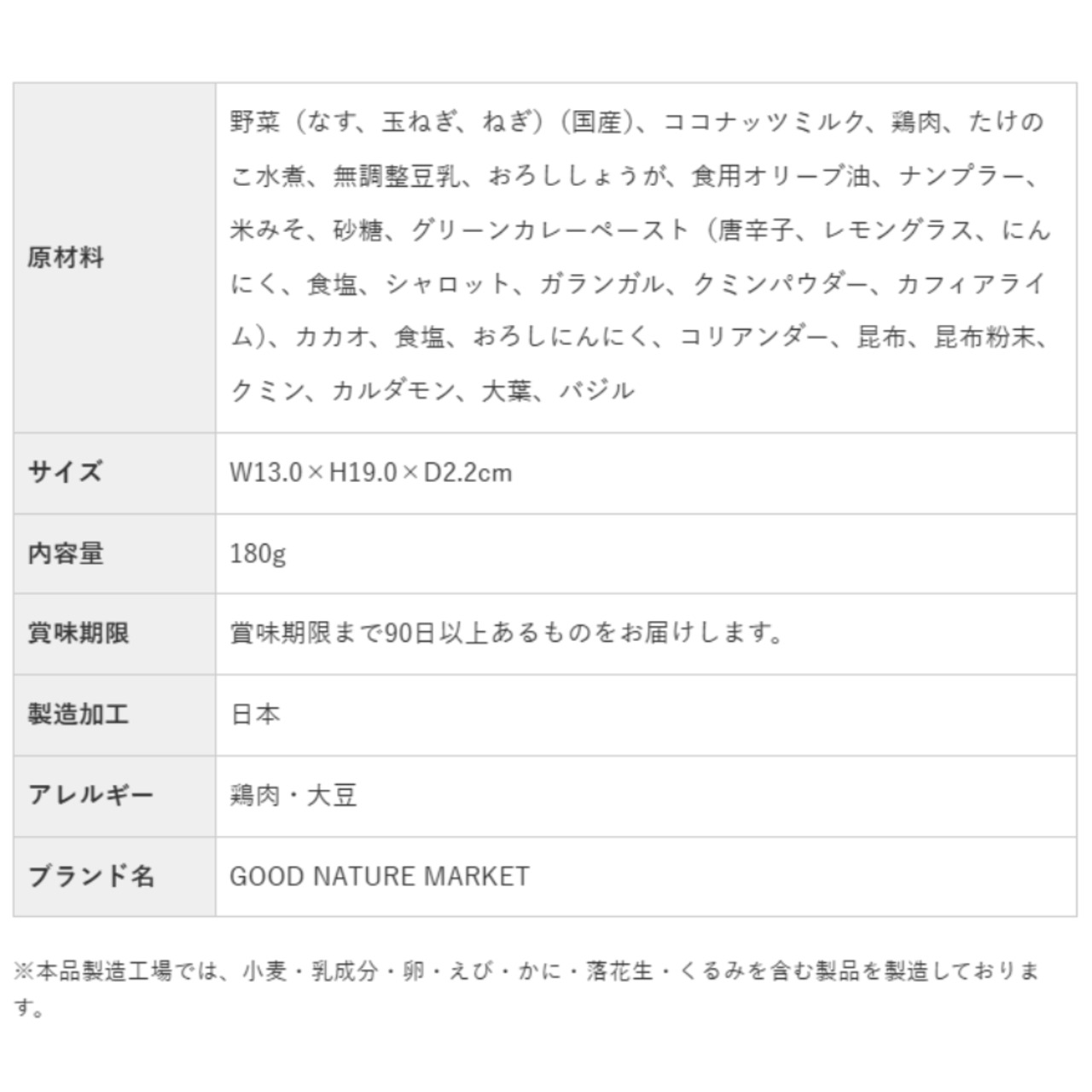 GOOD CACAO　とろとろ野菜と白味噌の京風仕立てグリーンカレー・画像5