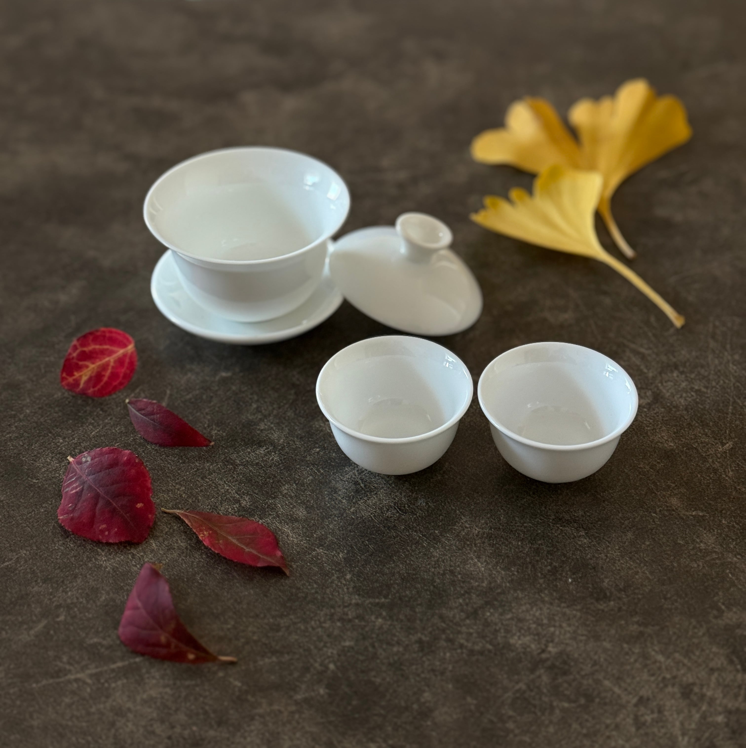 中国茶器 功夫茶蓋碗60ml +茶杯2個 旅行セット | Pay ID