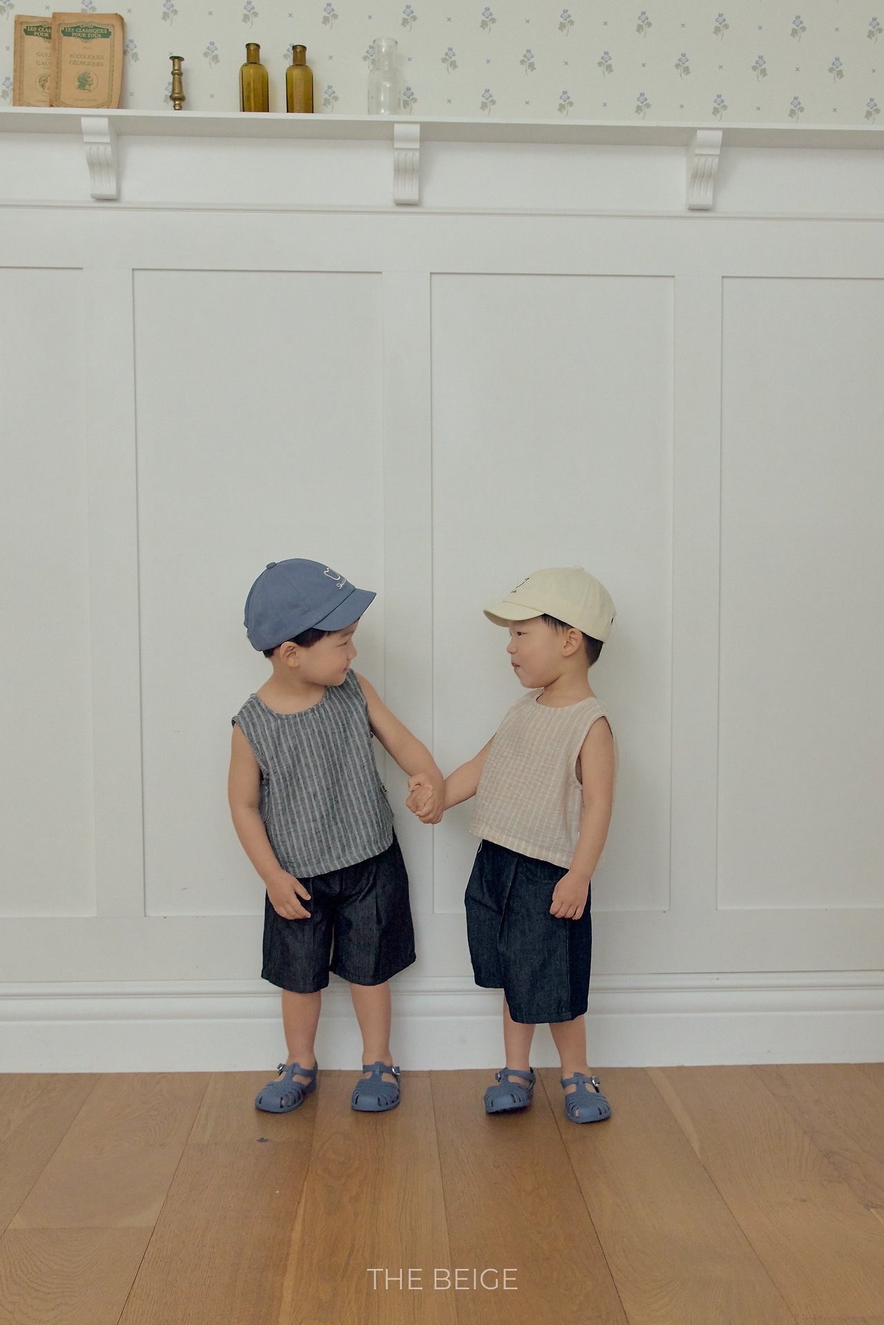 [THE BEIGE] Denim 6/8 Pants / [더베이지] 데님6부바지