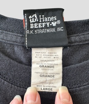 -Harley Davidson- Vintage 90s L Print T-shirt