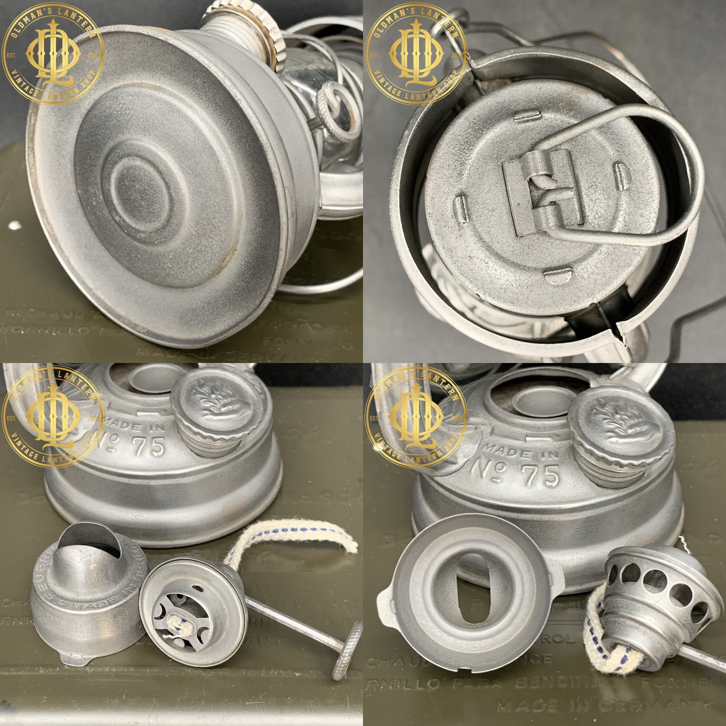 稀少 右ハンドル】FEUERHAND 75 ATOM STK Rare glass 2個付属